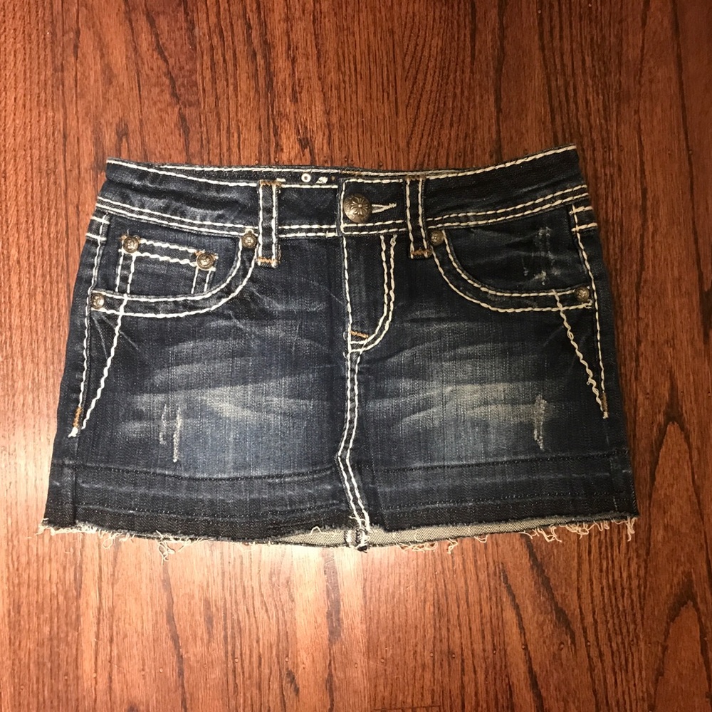 Blue jean skirt